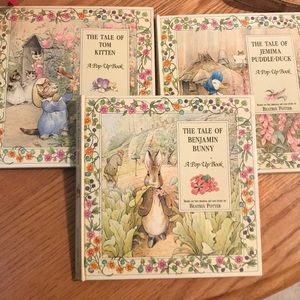3 vintage collector books by Beatrix Potter rare